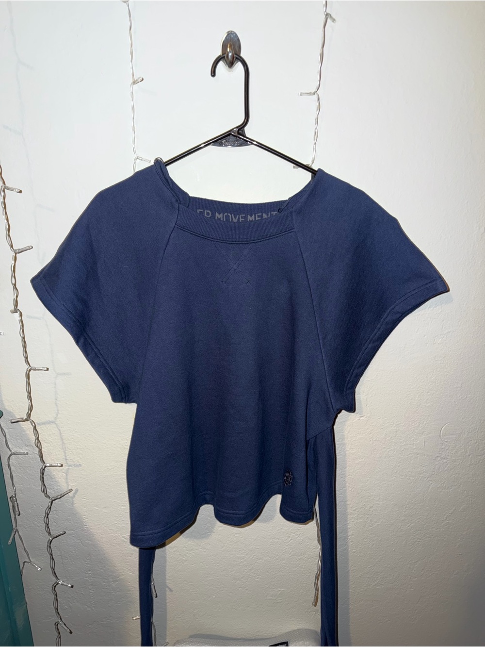 FP Movement by Free People Blue Short-Sleeve Top